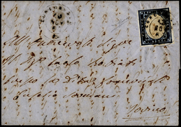 CONCOREZZO, Punti 11 - 20 Cent. (Sardegna 15C), Perfetto, Su Lettera Del 13/11/1860 Per Torino. Prim... - Lombardy-Venetia