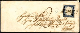 MORBEGNO, Punti 5 - 20 Cent. (15Ba), Perfetto, Su Piccola Busta 9/10/1860 A Milano, Tassata 8. Enzo ... - Lombardije-Venetië