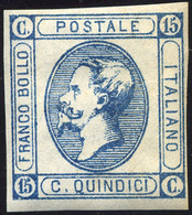 1863 - 15 Cent. Litografico, I Tipo (12), Gomma Integra, Perfetto. A.Diena. ... - Other & Unclassified