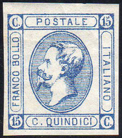 1863 - 15 Cent. Litografico, I Tipo (12), Gomma Originale, Perfetto. Ferrario. ... - Andere & Zonder Classificatie