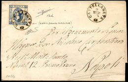 1863 - 15 Cent. Litografico, I Tipo, Doppia Stampa Parziale In Basso E A Destra (12d), Perfetto, Su ... - Other & Unclassified