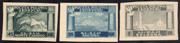 1946 - Vittorie Polacche, Carta Grigia, Non Dentellati (1A/3A), Gomma Integra, Perfetti. Belli! ... - 1946-47 Corpo Polacco Periode