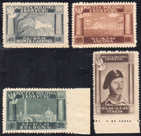 1946 - Vittorie Polacche, Carta Grigia (9/12), Senza Gomma, Perfetti. ... - 1946-47 Corpo Polacco Period