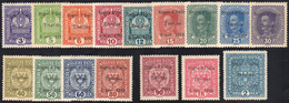 TRENTINO ALTO ADIGE 1918 - Soprastampati (1/16), Gomma Originale, Perfetti. Cert. Raybaudi Per I N. ... - Other & Unclassified