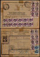 TRENTO E TRIESTE 1921 - 50 Cent. Su 50 Cent., 18 Esemplari, 25 Cent. Su 25 Cent., Coppia (9,6), Alcu... - Other & Unclassified