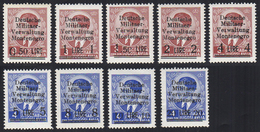 MONTENEGRO 1943 - Soprastampati Amministrazione Militare Tedesca (1/9), Gomma Integra, Perfetti. ... - Other & Unclassified