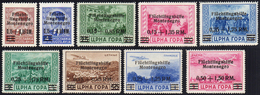 MONTENEGRO 1944 - Soprastampati Assistenza Ai Profughi (15/20,A6/A8), Gomma Integra, Perfetti. Belli... - Other & Unclassified