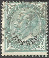 EMISSIONI GENERALI 1874 - 5 Cent. Soprastampato, Angolo Non Modificato (3b), Perfetto, Usato. Raro! ... - Andere & Zonder Classificatie