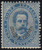 1893 - 25 Cent. Soprastampato (6), Discreta Centratura, Gomma Integra, Perfetto. Cert. Ferrario. ... - Eritrea