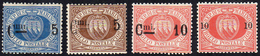 1892 - Soprastampati (8/11), Discreta/buona Centratura, Gomma Integra, Perfetti. Cert. Sorani Per Il... - Other & Unclassified