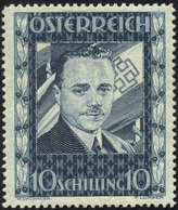 AUSTRIA 1936 - 10 S. Dollfuss (484), Gomma Integra, Perfetto. Bello! Cert. Colla. ... - Europe (Other)