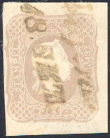 AUSTRIA GIORNALI 1861 - 1,05 K. Lilla Grigio Chiaro (7a), Usato, Perfetto. Cert. Raybaudi. ... - Europe (Other)