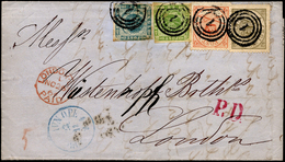 DANIMARCA 1864 - 2 S. E 8 S. Stemma, In Affrancatura Mista Con 4 S. E 16 S. (3,5,13,15), Su Lettera ... - Europe (Other)