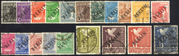 GERMANIA BERLINO 1949 - Soprastampati BERLIN In Nero (1/A-20/A), Usati, Perfetti. Timbrino Schleglel... - Europe (Other)