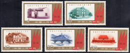 1961 - 40th Chinese Communist Party Anniversary, Complete Set Of 5 Stamps (Yv.1304/1308, M.597/601),... - Andere & Zonder Classificatie