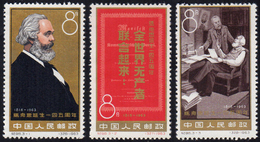 1963 - Karl Marx, Complete Set (Yv.1466/1468, M.699/701), O.g., MNH. ... - Other & Unclassified