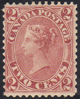 CANADA 1859 - 2 Cent. Regina Vittoria (13), Gomma Originale, Perfetto. A.Diena. ... - Andere & Zonder Classificatie