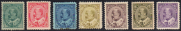 CANADA 1903/09 - Edoardo VII (78/84), Gomma Originale, Perfetti, Ossidazioni Sul 5 Cent. ... - Other & Unclassified