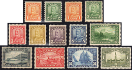 CANADA 1928/29 - Ordinaria, Dent. 12 E 1,2 Cent. Da Bobina (129/139, 129a, 130a), Gomma Originale, P... - Andere & Zonder Classificatie