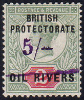 COSTA DEL NIGER PROTETTORATO BRITANNICO 1893 - 5 S. Su 2 P. Soprastampato (Y. N. 15), Gomma Original... - Andere & Zonder Classificatie