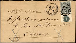 TRINIDAD E TOBAGO 1891 - Envelope From Trinidad October 20, 1891 To Orleans (France), Franked With 4... - Andere & Zonder Classificatie