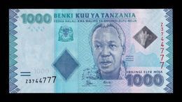 Tanzania 1000 Shillings 2015 Pick 41Br Replacement Serie Z UNC - Tanzania