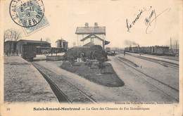 Saint Amand Montrond        18     La Gare Des Chemins De Fer économiques       (voir Scan) - Saint-Amand-Montrond