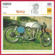 Norton 350 Manx. Moto De Course. Grande Bretagne. 1962. La Fin D'une Lignée Légendaire. - Sport