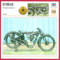 Sunbeam 500 Sprint Model 11. Moto De Course. Grande Bretagne. 1926. La Plus Belle Des "vintages". - Sport