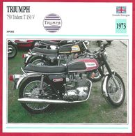 Triumph 750 Trident T 150 V. Moto De Sport. Grande Bretagne. 1973. La Seconde Monture Est Encore En Retard. - Sport