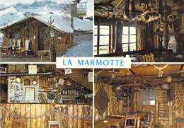 05 - SAINT VERAN : Café " LA MARMOTTE " - Jolie CPSM Multivues  Grand Format - Hautes Alpes - Other & Unclassified