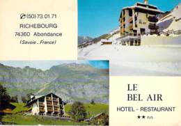 74 - RICHEBOURG : Hotel Restaurant " LE BEL AIR " CPSM Grand Format - Haute Savoie - Andere & Zonder Classificatie