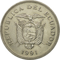 Monnaie, Équateur, 20 Sucres, 1991, SUP, Nickel Clad Steel, KM:94.2 - Equateur