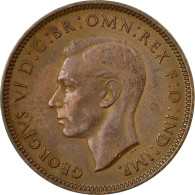Monnaie, Grande-Bretagne, George VI, Farthing, 1939, TTB, Bronze, KM:843 - B. 1 Farthing