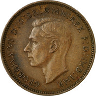 Monnaie, Grande-Bretagne, George VI, Farthing, 1948, TB+, Bronze, KM:843 - B. 1 Farthing