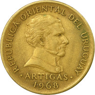 Monnaie, Uruguay, 10 Pesos, 1968, Santiago, TTB, Nickel-brass, KM:51 - Uruguay