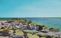 Rhode Island Galilee Visitors Enjoying The Breakwater - Other & Unclassified