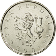 Monnaie, République Tchèque, Koruna, 2001, SPL, Nickel Plated Steel, KM:7 - Tsjechië