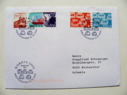 Cover From Norway 2002 Special Cancel Nordia Ships - Storia Postale