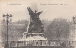 Cp , 42 , SAINT-ÉTIENNE , Monument Des Combattants 1870-71 - Saint Etienne