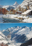 SUISSE,SWITZERLAND,SVIZZERA,SCHWEIZ ,ZERMATT,VALAIS,MATTERHORN,CERVIN,CERVINO,TRAINEAU - Zermatt