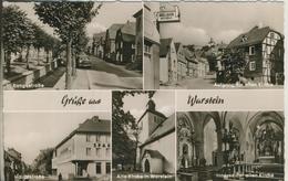 Gruß Aus Warstein V. 1965  Rangestrasse,Hauptstrasse,Aufgang Zur Alten Kirche  (1782) - Warstein