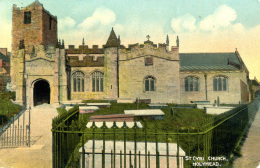 ANGLESEY - HOLYHEAD - ST CYBI CHURCH 1925 Ang139 - Anglesey