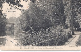 CPA CHAMPIGNY -sentier De Champigny à Chennevières - Champigny