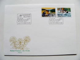 Cover From Finland 1983 Special Cancel Fdc Helsinki Helsingfors Rovaniemi River Boat - Cartas & Documentos