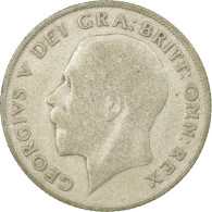 Monnaie, Grande-Bretagne, George V, Shilling, 1921, B+, Argent, KM:816a - I. 1 Shilling