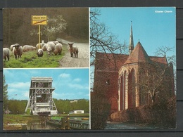 Deutschland Biosphärenreservat Schorfheide-Chorin Kloster Chorin & Schiffshebewerk (gesendet 1995, Mit Briefmarke) - Chorin