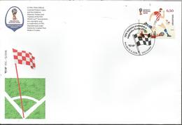 HR 2018-1324 FIFA CUP RUSSIA-2018, HRVATSKA CROATIA, FDC - 2018 – Rusia