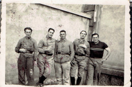 Photo De Groupe Soldat 1940 Format 6/8 - Krieg, Militär
