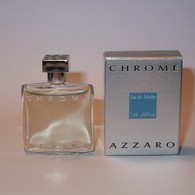 AZZARO : Chrome, Eau De Toilette 7 Ml, Version 1996 Petite Boite, Parfait état - Miniaturen Herrendüfte (mit Verpackung)